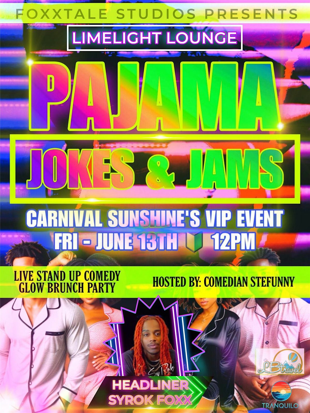 Pajama Jokes & Jams Glow Party