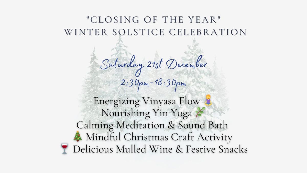 Winter Glow: Yoga, Sound & Solstice Magic