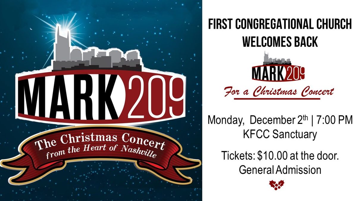 Mark 209 Christmas Concert