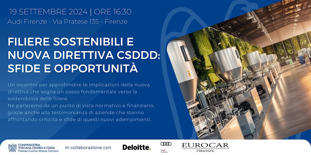 Filiere sostenibili e nuova direttiva CSDDD: sfide e opportunit\u00e0