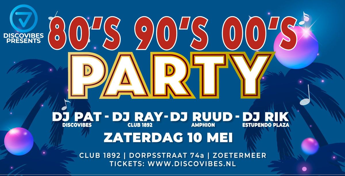 80's 90's 00's party