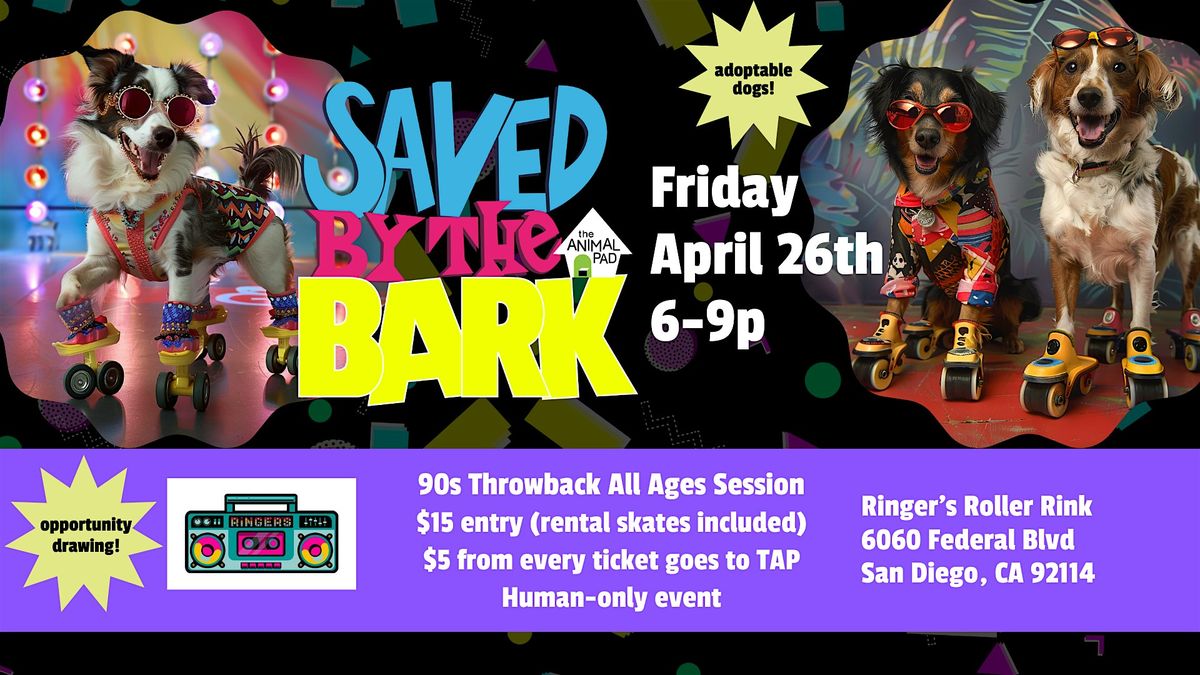 Saved by the Bark: Roller Rink Fundraiser