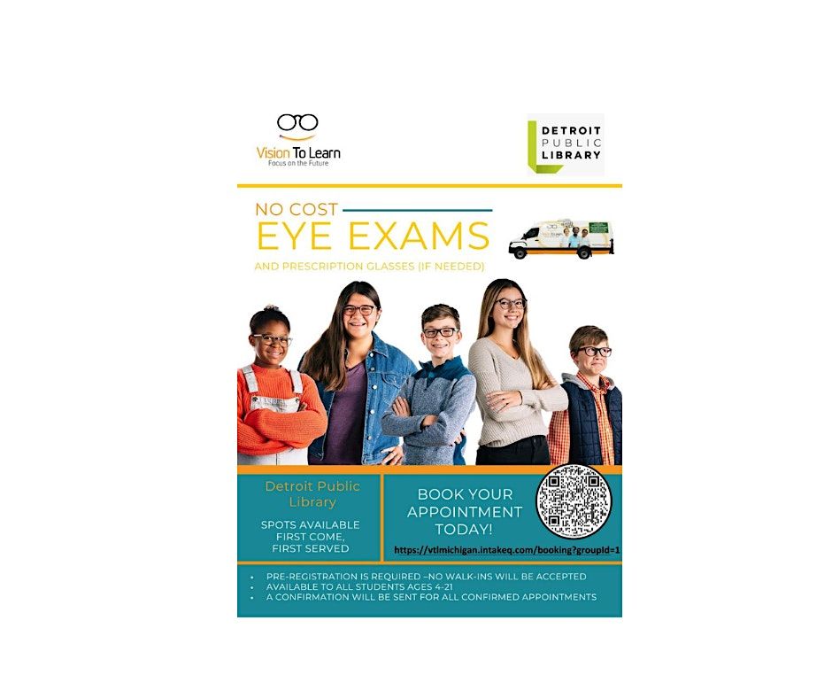 Vision To Learn FREE Eye Exams for Children