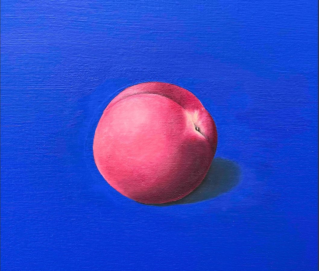 Lydia Kegler\u2019s "Fruit on Blue"