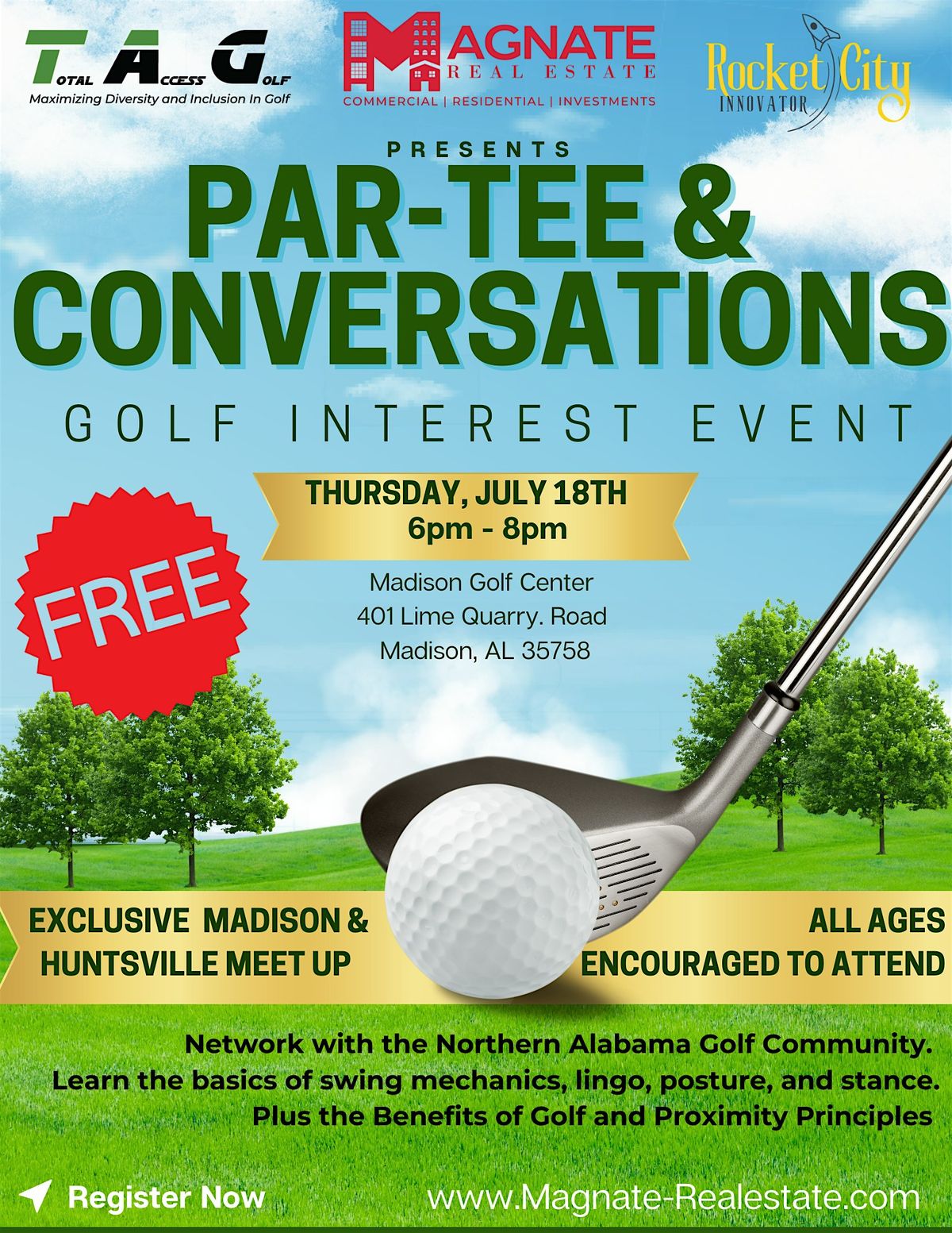 PAR-TEE & CONVERSATIONS in JULY