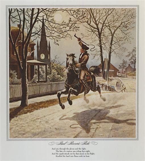 The Other Rides of Paul Revere