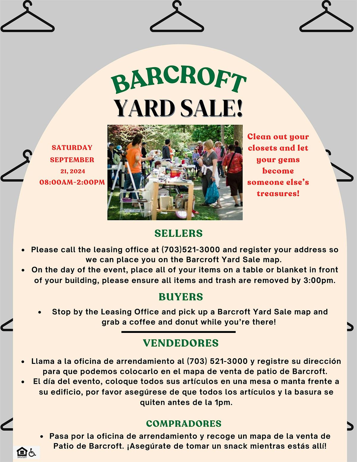 Barcroft Apartments Yard Sale