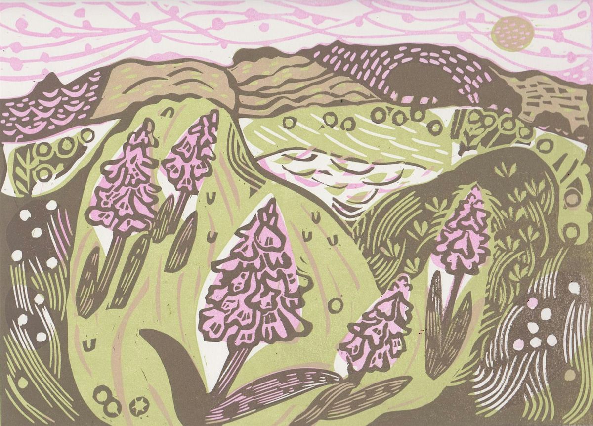 Two-Day Colour Linocut Printmaking Course with Luna North