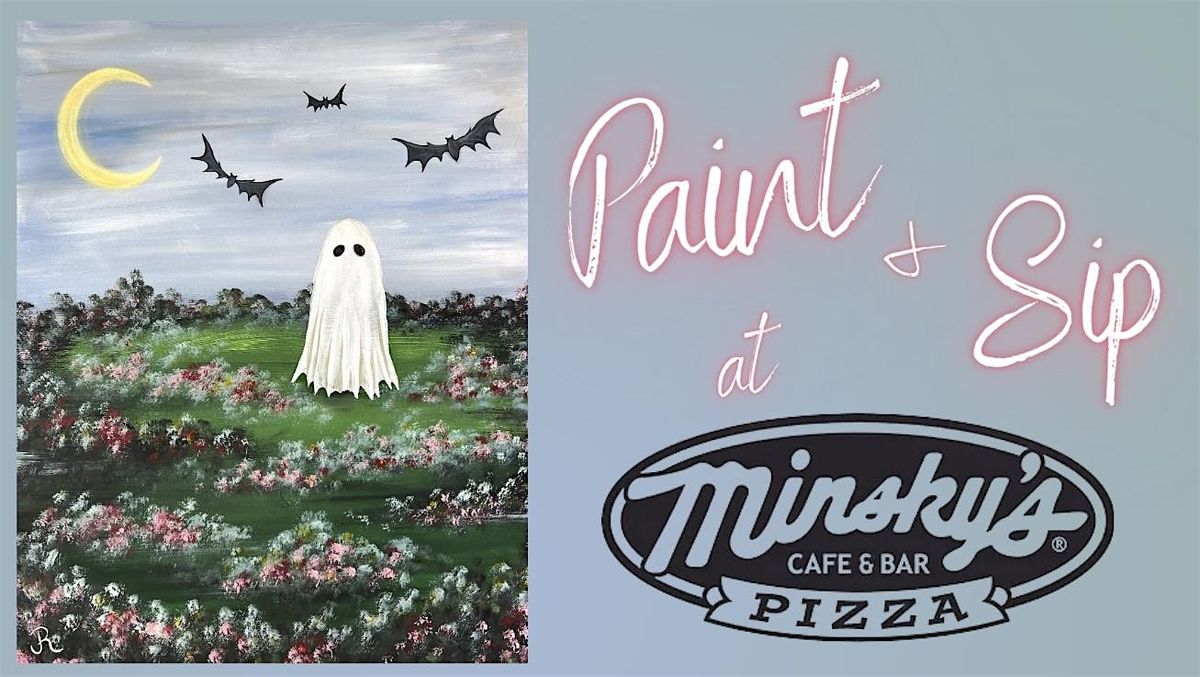 Halloween Paint & Sip at Minsky\u2019s Pizza!