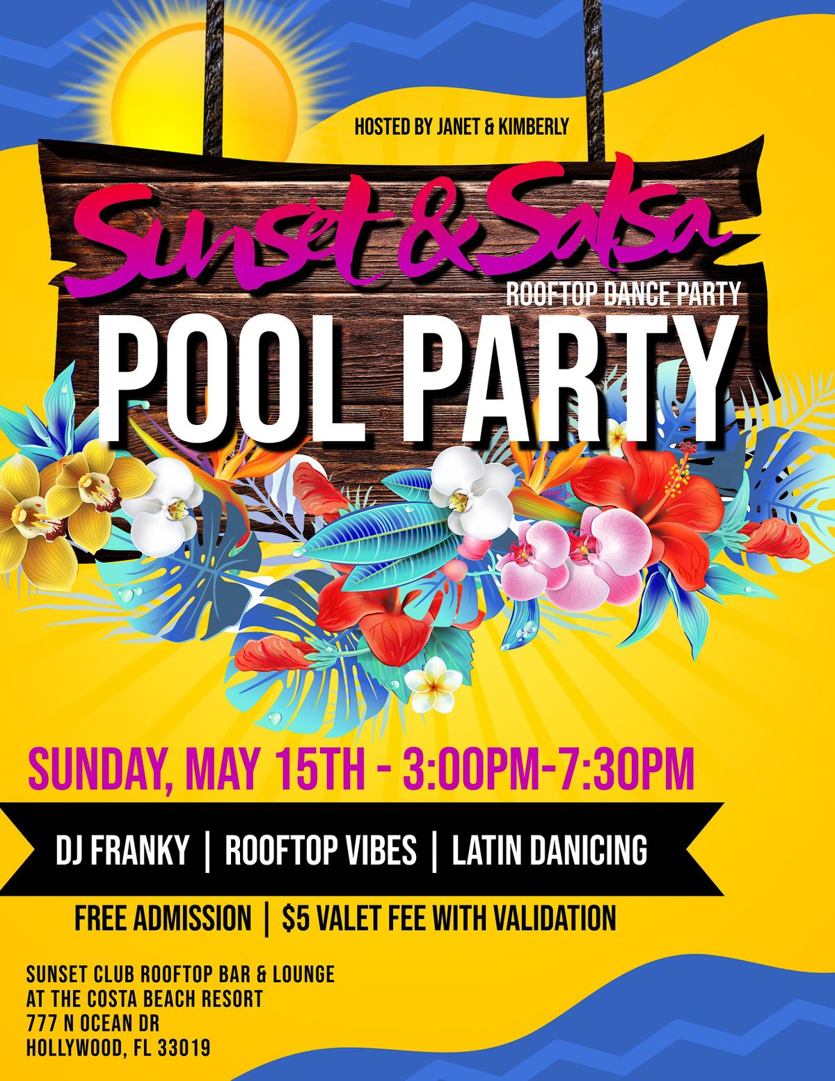 Salsa Rooftop Pool Party