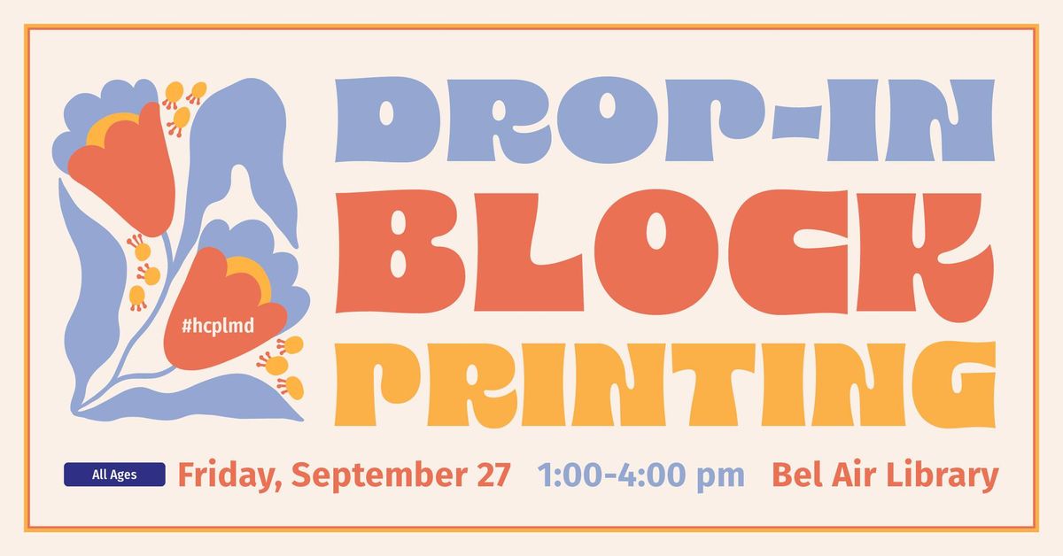 Drop-in Block Printing