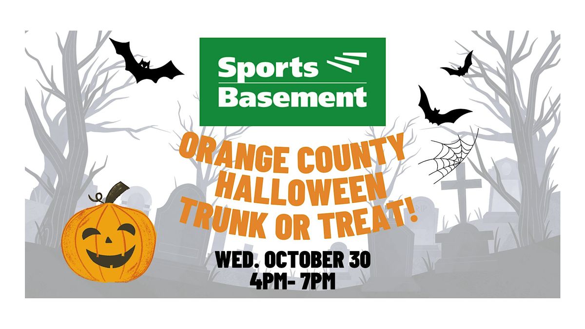 Sports Basement Orange County Halloween Trunk or Treat!