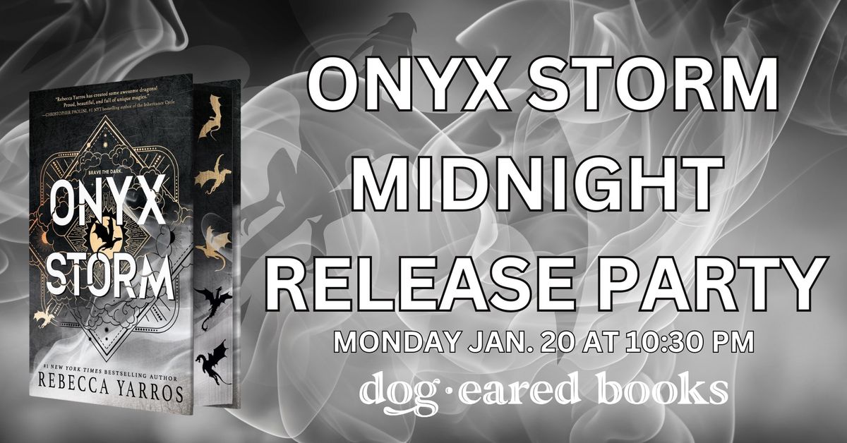 "Onyx Storm" Midnight Release Party at Dog-Eared Books