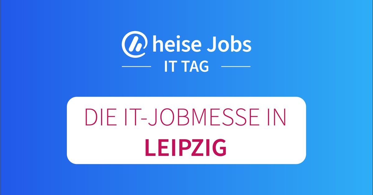 heise Jobs IT Tag Leipzig