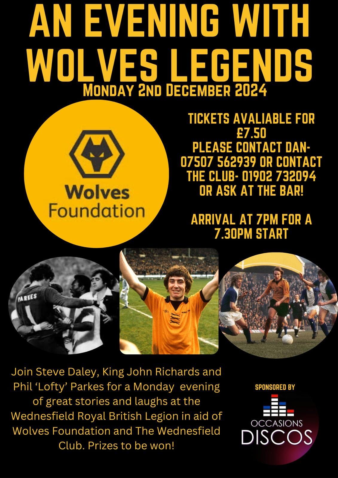 An Evening with Wolves Legends