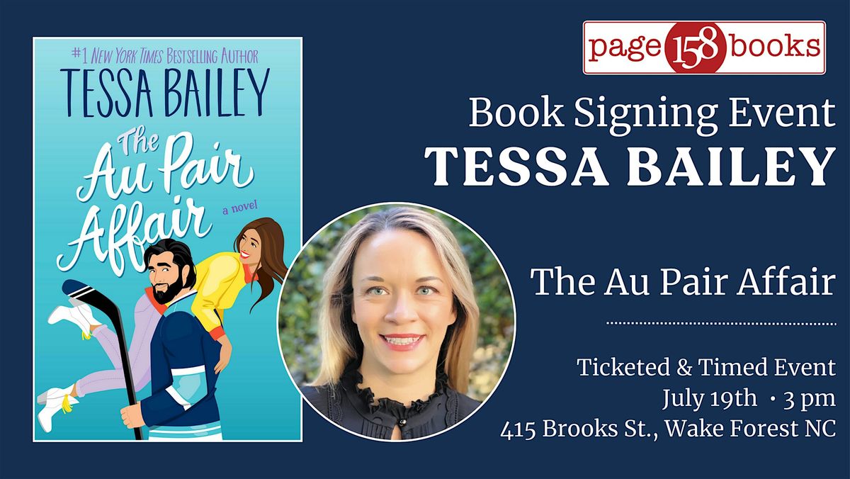 Book Signing with Tessa Bailey