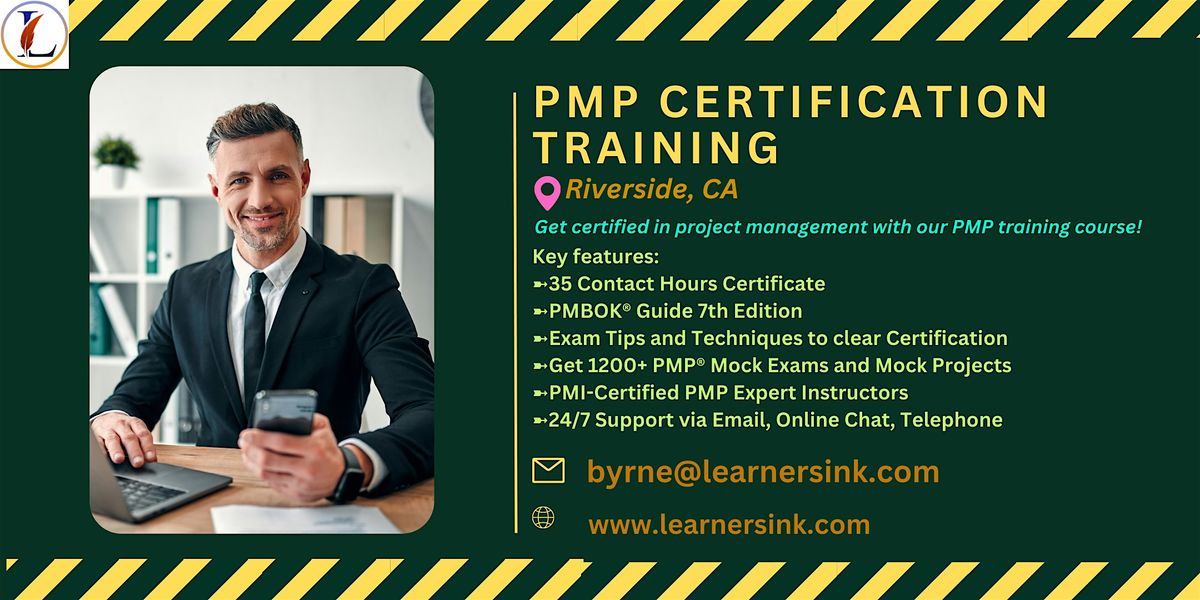 PMP Exam Prep Bootcamp in Riverside, CA