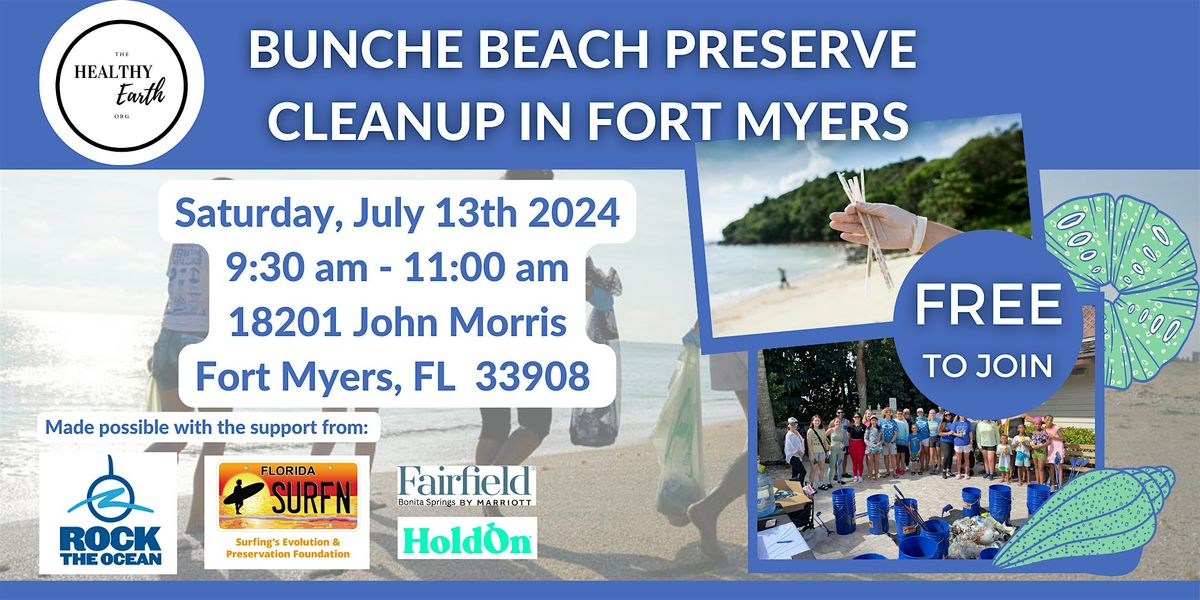 Fort Myers Beach Cleanup at Bunche Beach Preserve