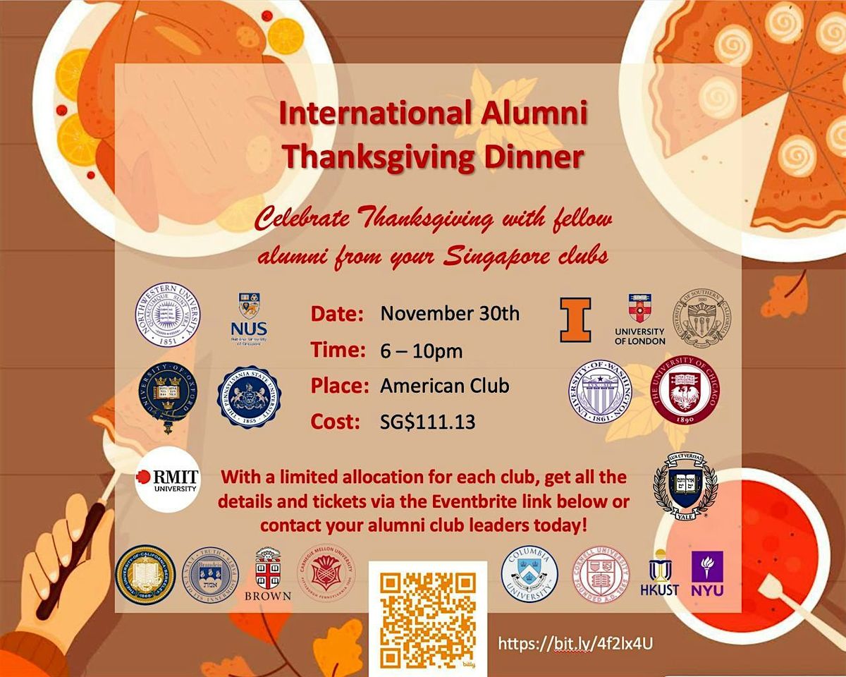 International Alumni Thanksgiving Dinner 2024