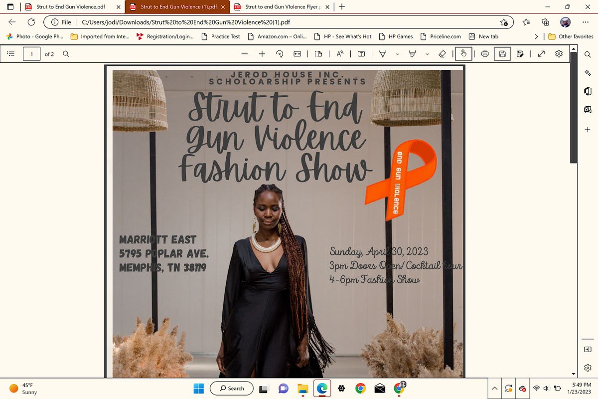Strut to End Gun Violence Fashion Show