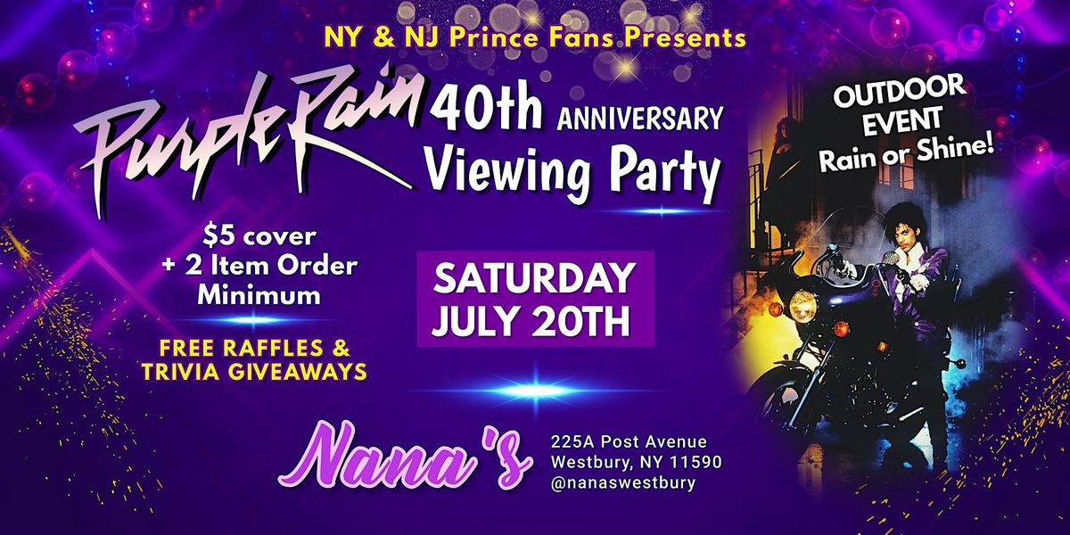 Purple Rain 40th Anniversary Viewing Party