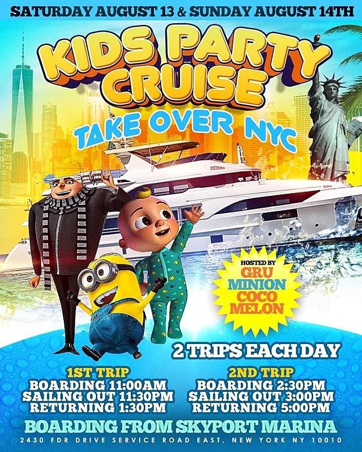 Kids Party Cruise  Hosted by Cocomelon and Minions