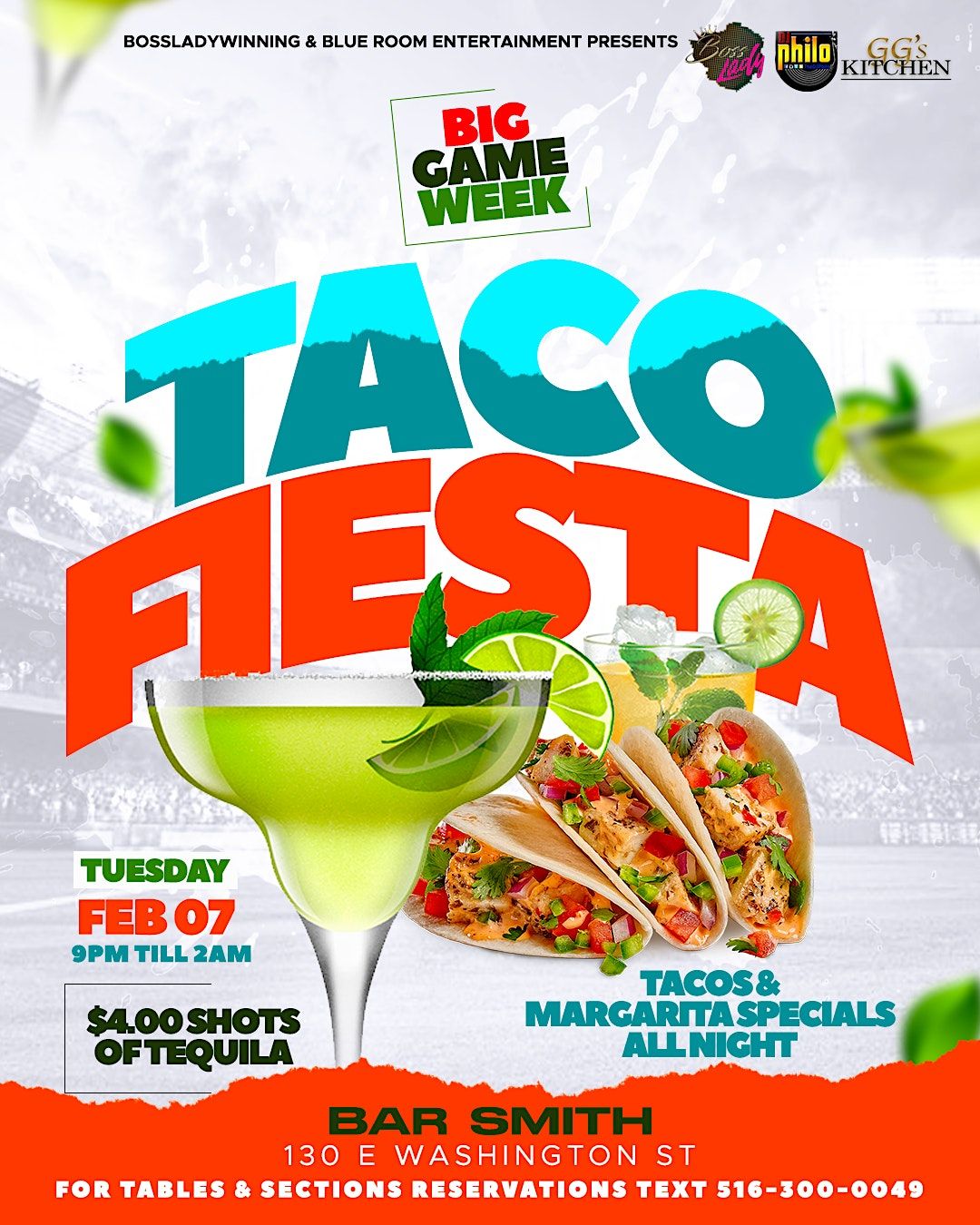 BIG GAME WEEK  Taco Tuesday Fiesta