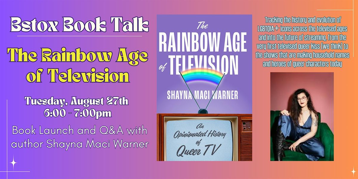 The Rainbow Age of Television: Book Launch