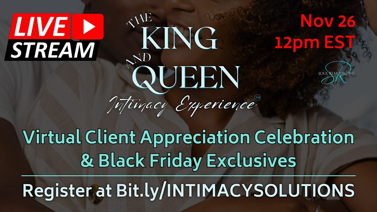 Virtual Client-Only Appreciation Celebration & Black Friday Exclusives