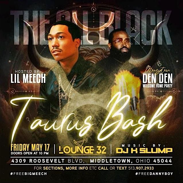 Lil Meech Hosts Den Den\u2019s Welcome Home party Friday May 17th @Lounge 32
