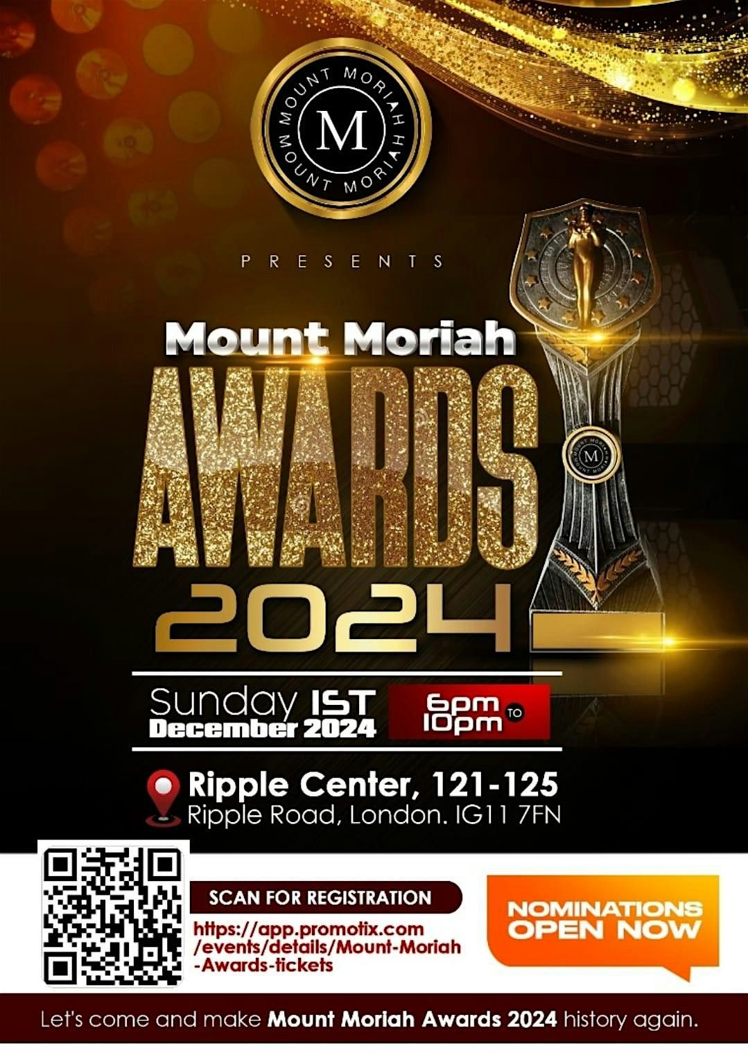 Mount Moriah Awards 2024