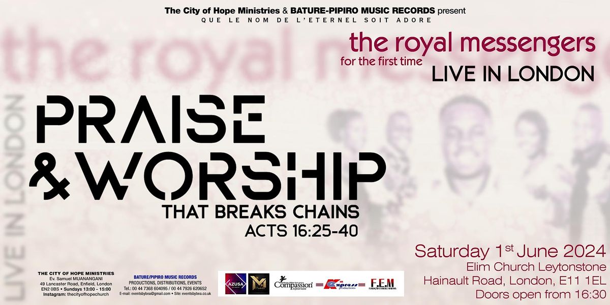 THE ROYAL MESSENGERS - Live in London (Praise and Worship)