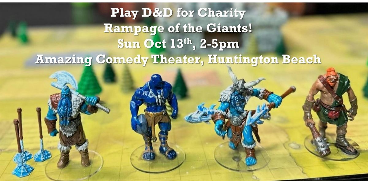 D&D for Charity:  Rampage of the Giants