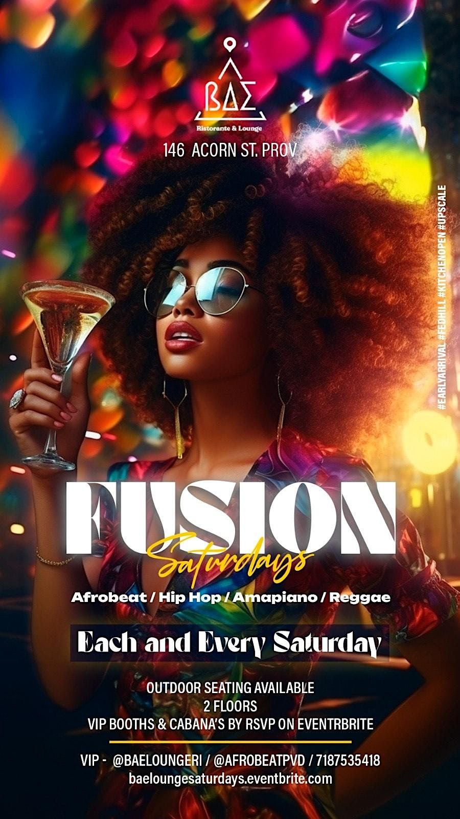 FUSION SATURDAYS @ BAE Lounge