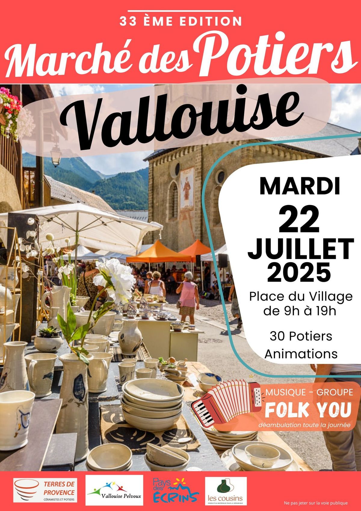 MARCH\u00c9 des POTIERS VALLOUISE - 22 Juillet 2025 \ud83c\udf89