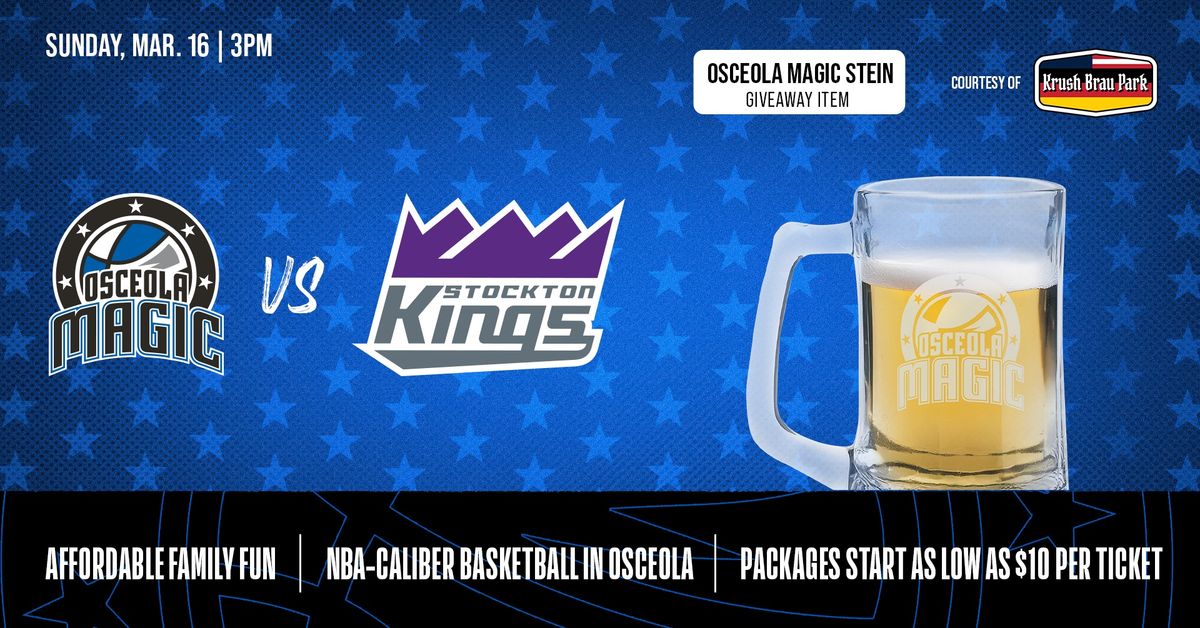 Osceola Magic x Stockton Kings -- Game Day