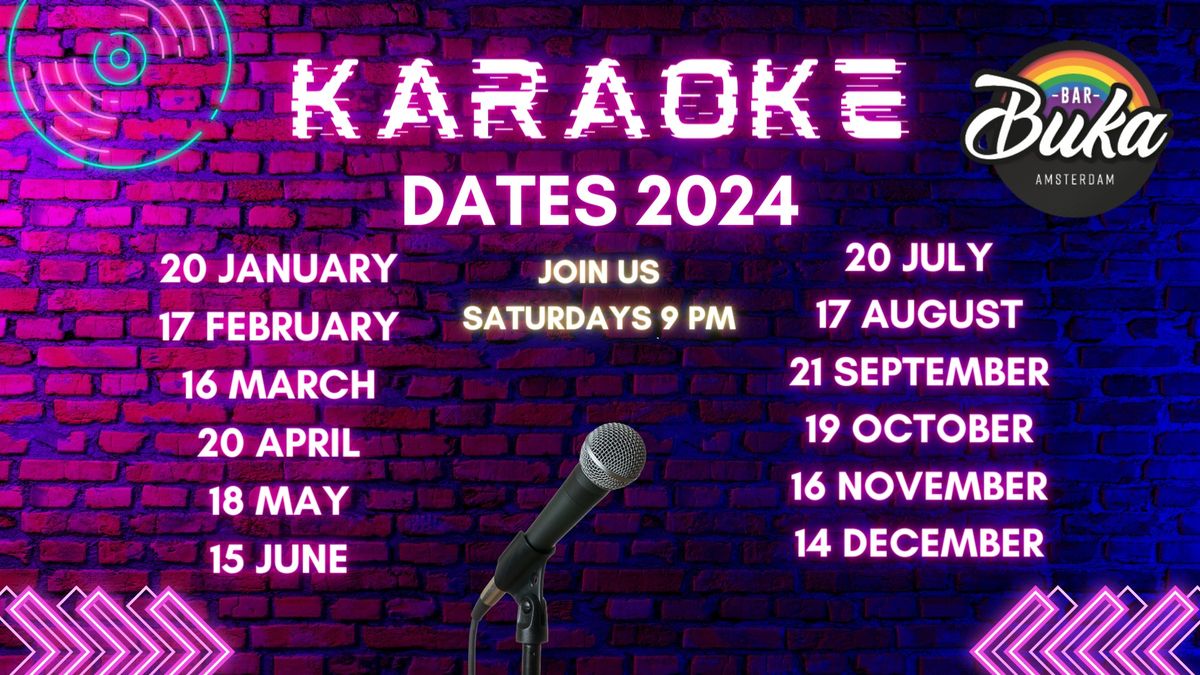 Karaoke Night at Bar Buka - Monthly 