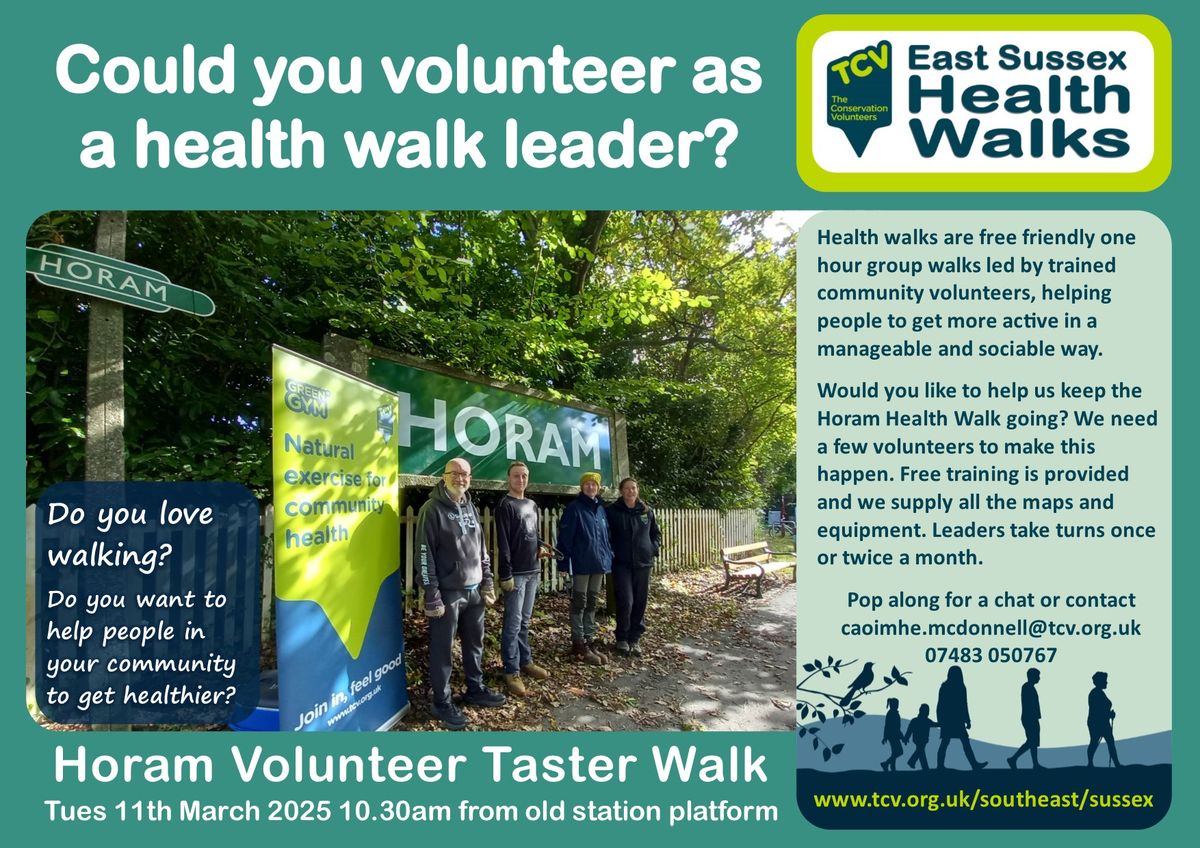 Volunteer Taster Walk, Horam Cuckoo Trail