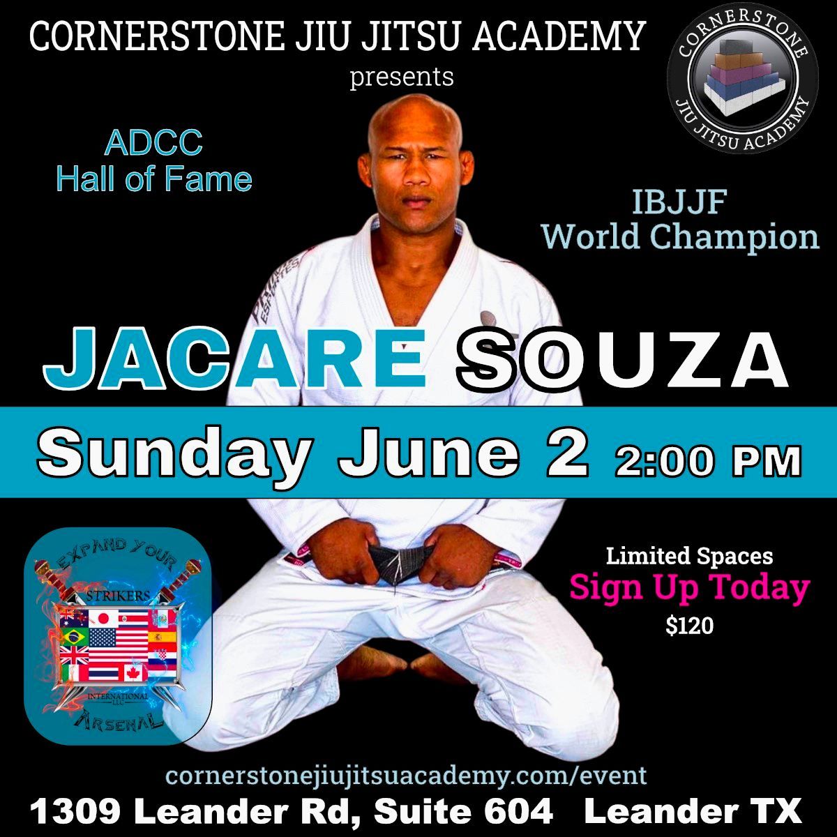 Jacare Gi Seminar @ Cornerstone Jiu Jitsu Academy