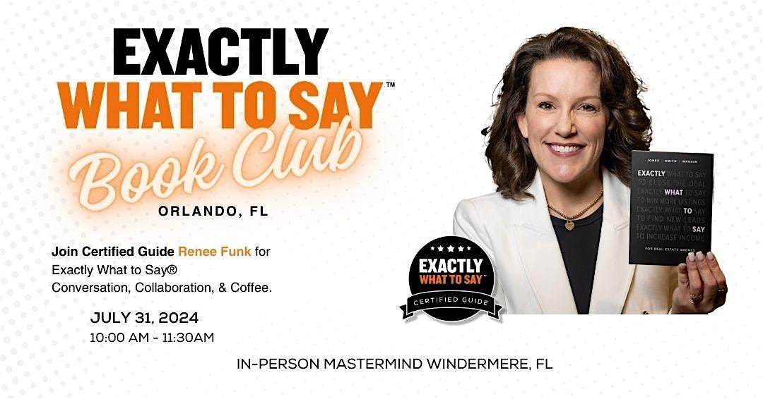 Exactly What to Say\u00ae Book Club | Orlando