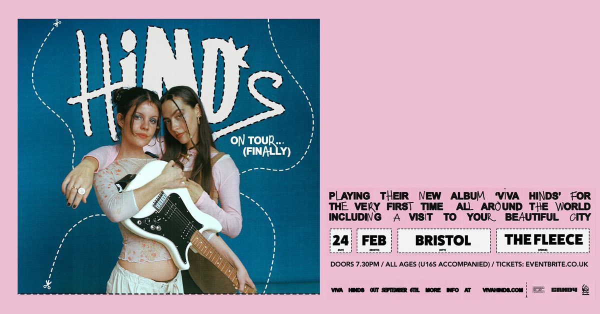 Hinds at The Fleece, Bristol 24\/02\/25