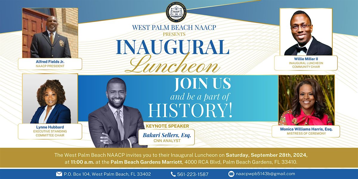 West Palm Beach NAACP Inaugural Luncheon