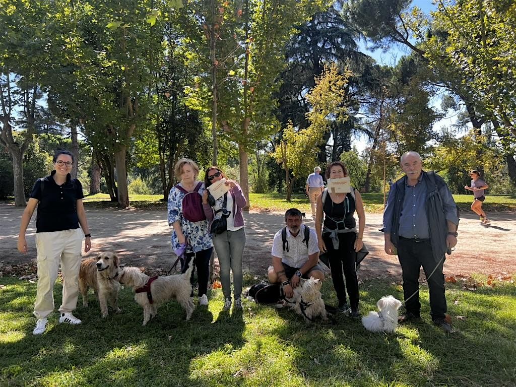 PASEO CON PERROS, ADIESTRAMIENTO Y PARK QUIZ EN EL PARQUE TIERNO GALV\u00c1N