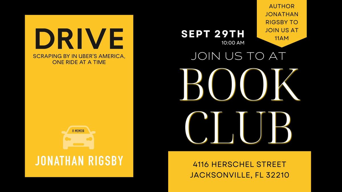 September Bool Club Meeting - "Drive Scraping by in Uber's America One Ride at a Time"