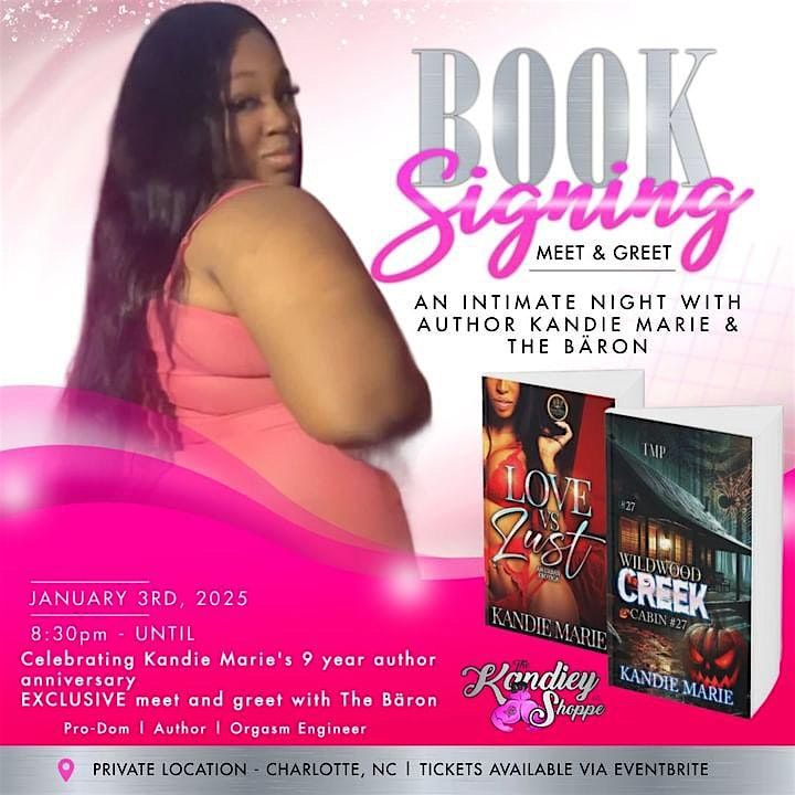 Intimate Night w\/Author Kandie Marie Book Signing Event