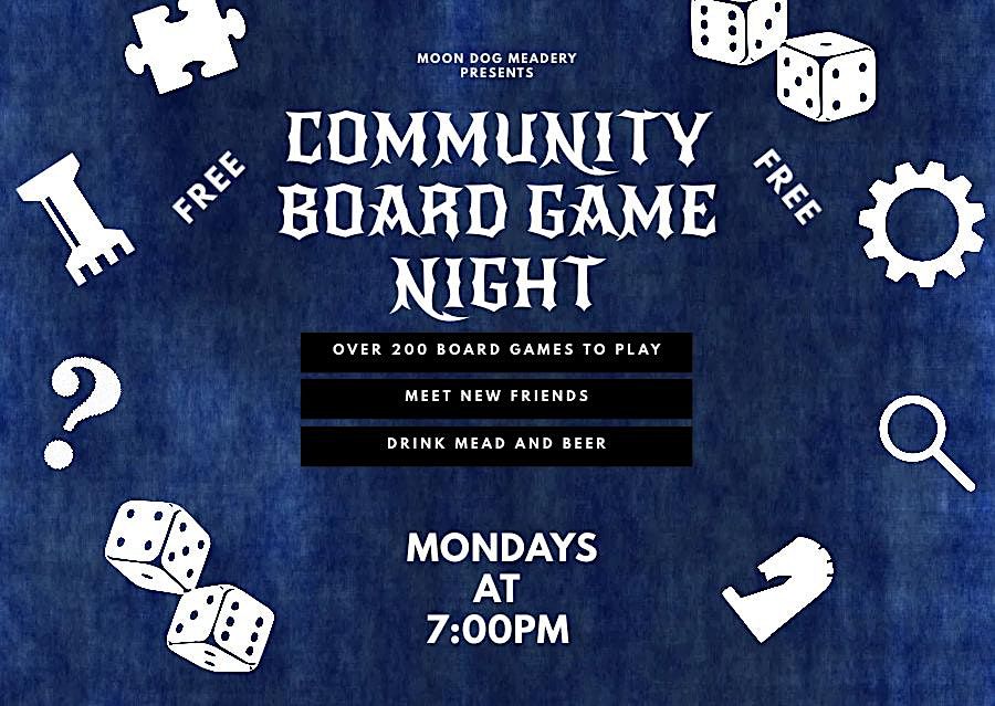 Board Game Night - Moon Dog Meadery Free Event