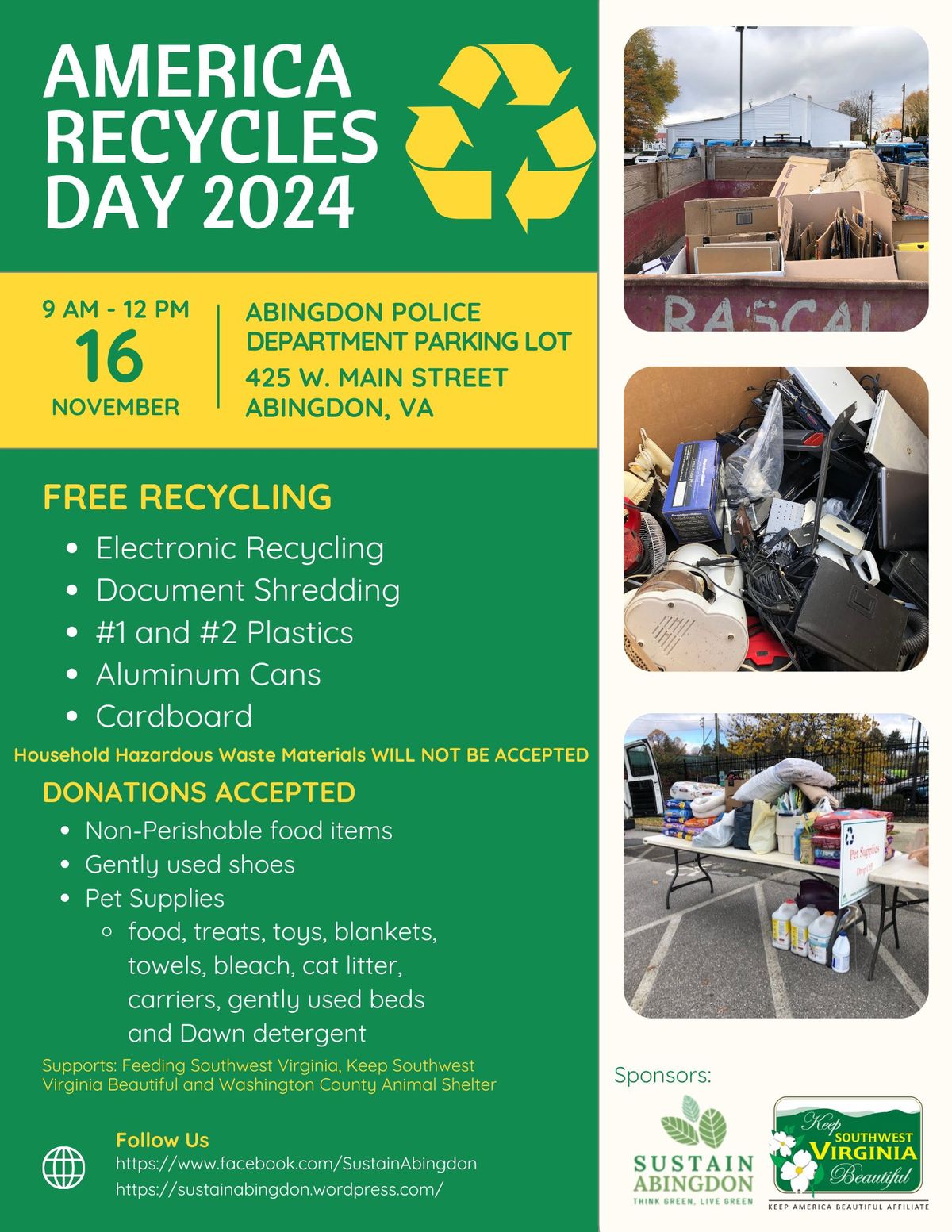 America Recycles Day 2024