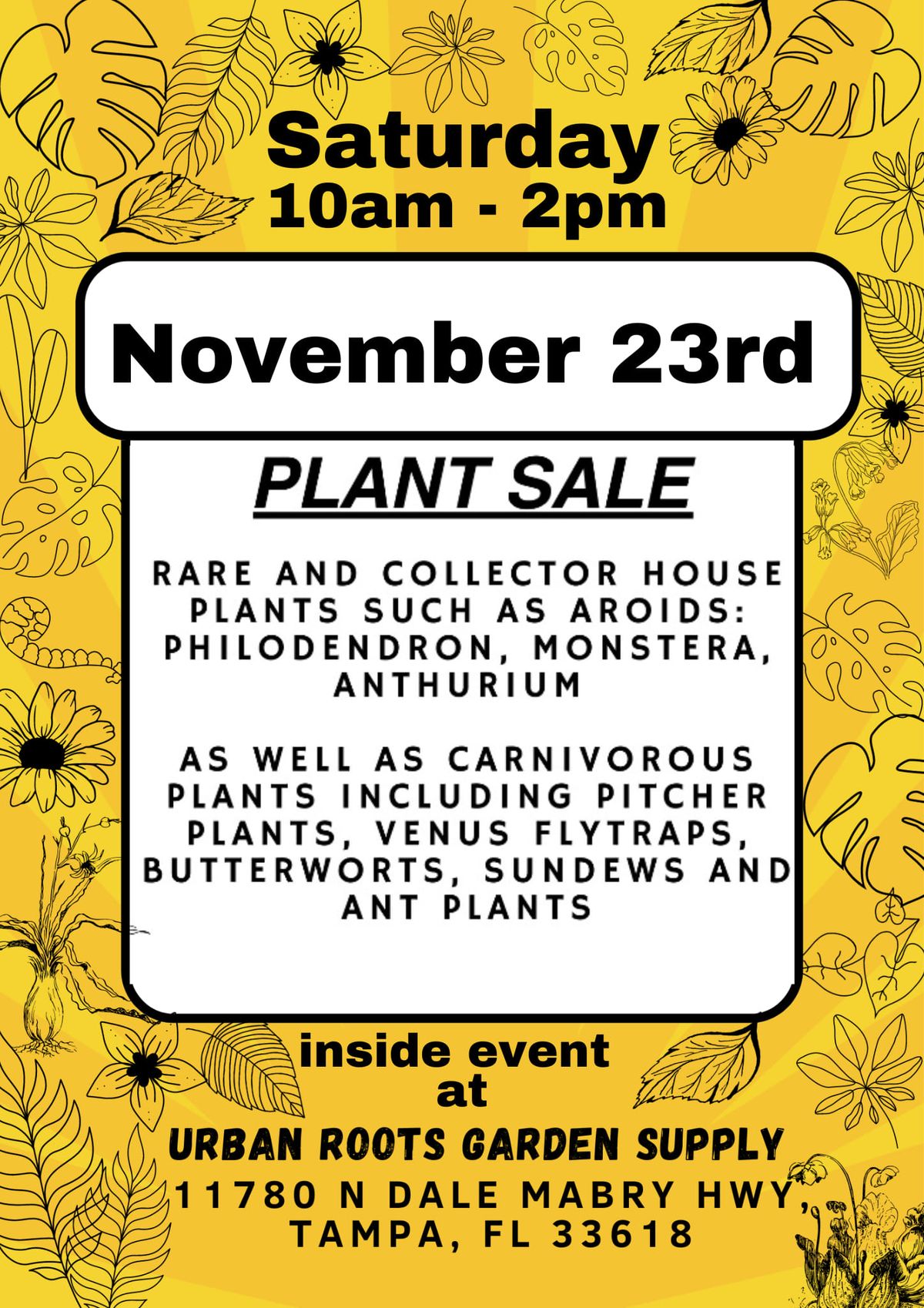 PLANT SALE! 