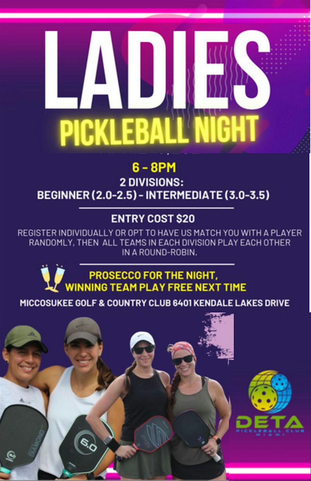 Ladies Pickleball Night