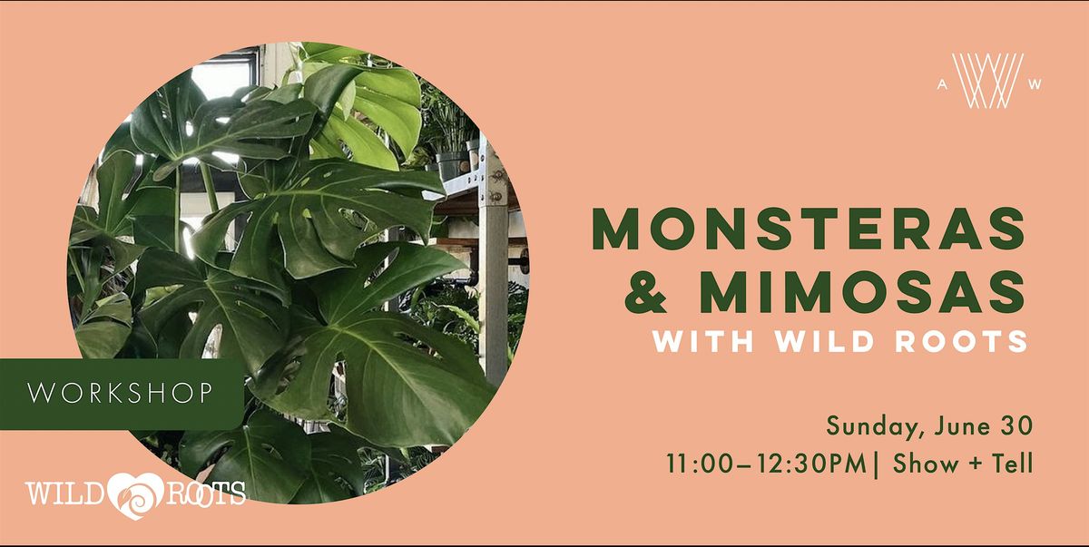 Monsteras and Mimosas workshop with Wild Roots